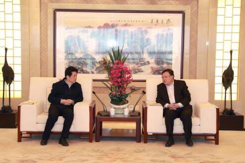 董事会主席王彤宙会见铜陵有色集团董事长杨军
